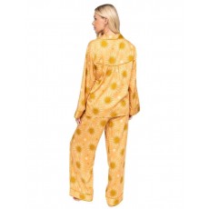 CyberJammies Sunshine Peach Abstract Sun Print Wide Leg PJ Set CyberJammies Sunshine Peach Abstract Sun Print Wide Leg PJ Set