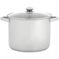 Judge Essentials Glass Lid Stock Pot 24cm Judge Essentials Glass Lid Stock Pot 24cm