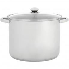 Judge Essentials Glass Lid Stock Pot 28cm Judge Essentials Glass Lid Stock Pot 28cm