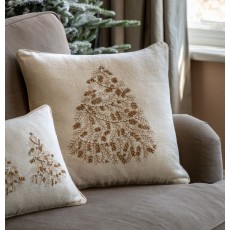 Embroidered Tree Cushion 45x45 Embroidered Tree Cushion 45x45