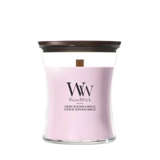 Woodwick Hourglass Medium-Cherry Blossom & Vanilla Woodwick Hourglass Medium-Cherry Blossom & Vanilla