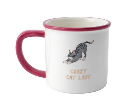 Cool Cat Crazy Cat Lady Ceramic Mug