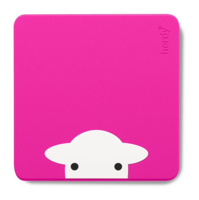 Herdy Peep PVC Coaster-Pink