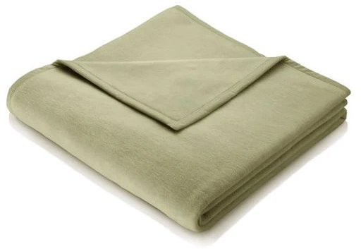 Cotton Rich Collection Blanket 140x180-"Plain"Sage