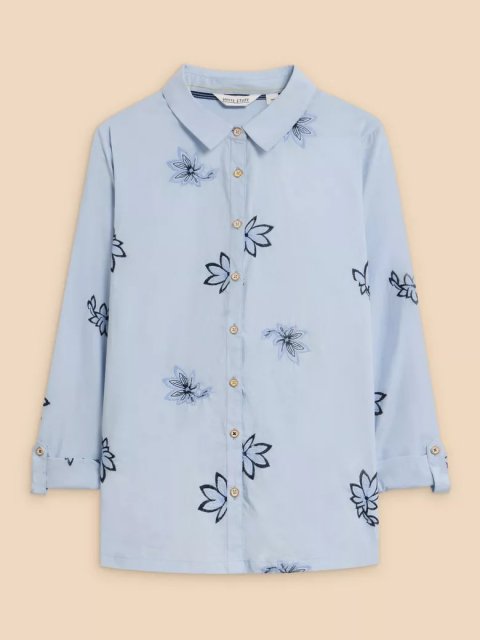 White Stuff Sophie Embroidered Shirt