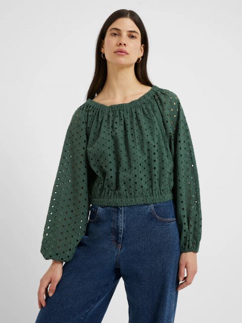 Great Plains Atol Embroidery Long Sleeve Top