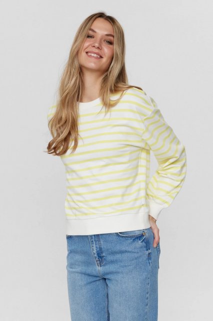 Numph Myra Stripe Sweatshirt