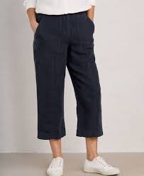 Seasalt Poleacre Crop Trousers Maritime