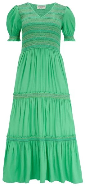 Sugarhill Harley Shirred Midi Dress