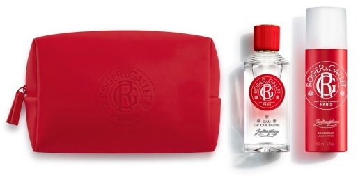 Roger & Gallet Fathers Day JMF Red Wash Bag EdC 100ml Deo Spray 50ml