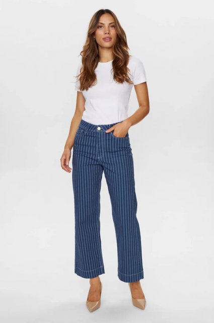 Numph Paris Cropped Jeans Stripe