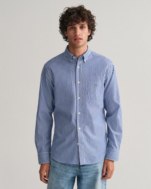 Gant Reg Classic Poplin Stripe Shirt