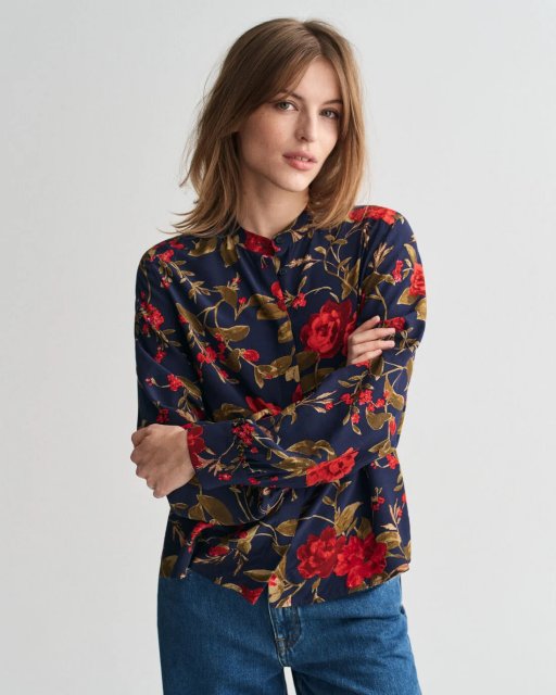 Gant Reg Rose Print Blouse