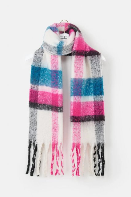 Lighthouse Scarf -Rust/Pink/Navy