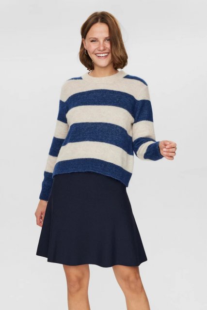 Numph Nuriette Big Stripe Pullover