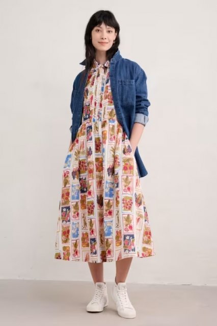 Seasalt 3/4 True Letter Dress