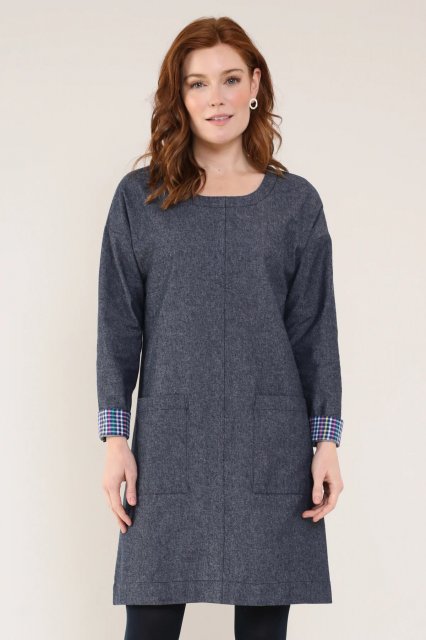 Nomads Chambray Pocket Tunic Dress