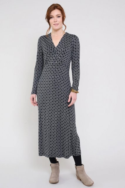 Nomads Kikko Wrap front midi dress