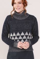 Nomads Triangle roll neck jumper