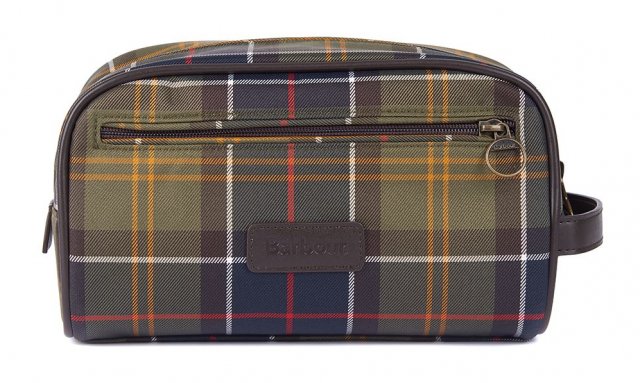 Barbour Tartan Washbag