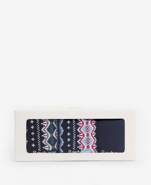 Barbour Fair Isle Sock Gift Box