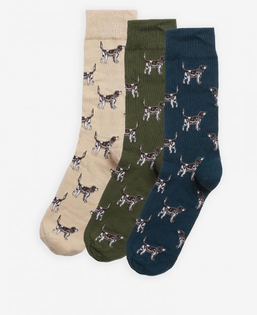 Barbour Pointer Dog Socks Giftset