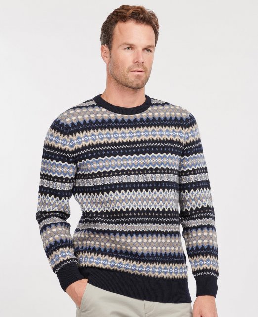 Barbour Case Fair Isle Crew Neck Sweater