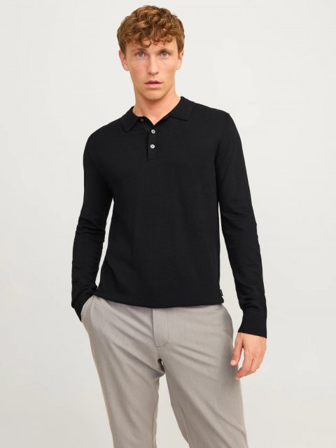 Jack & Jones Premium Blawilliam Knit Polo LS