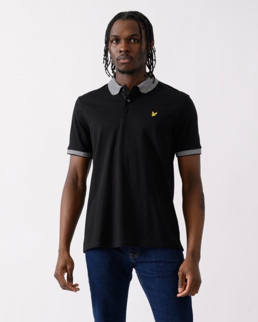 Lyle & Scott Branded Tipped Polo Shirt