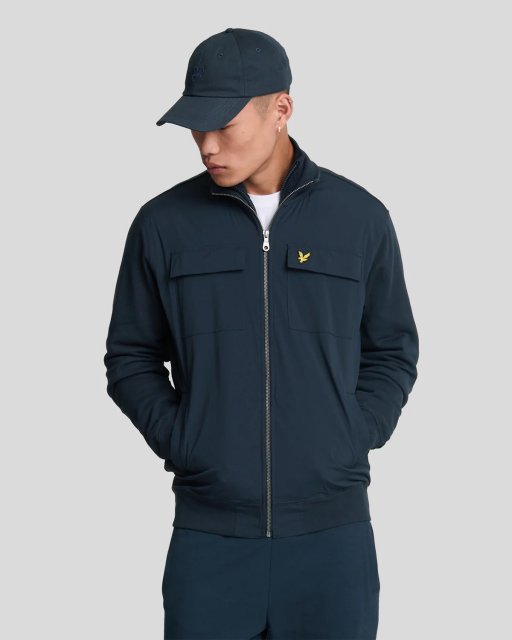 Lyle & Scott Hybrid Zip Track Jacket