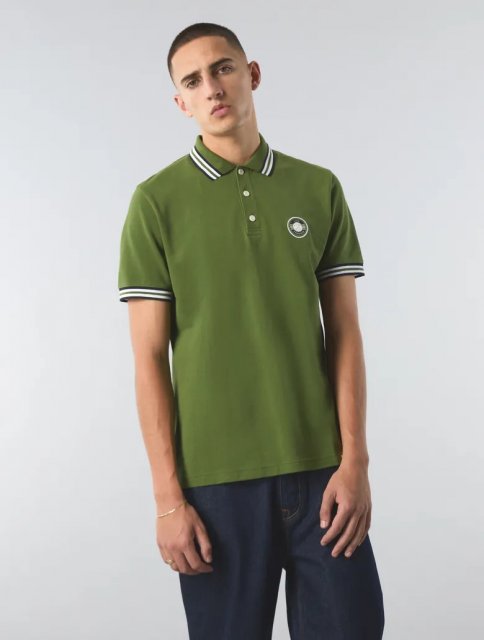 Pretty Green Live Forever Tipped Polo