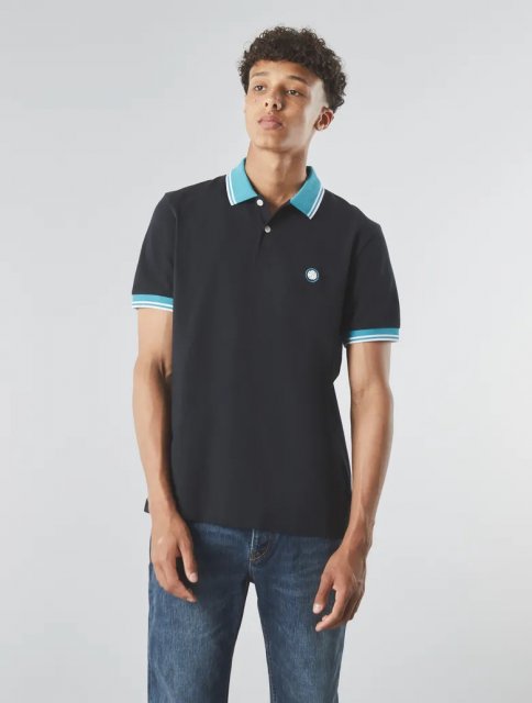 Pretty Green Tilby Contrast Collar Polo