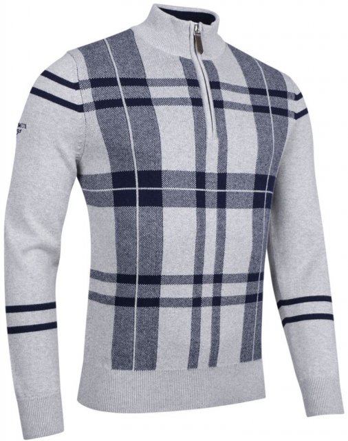 Glenmuir Fintry Cotton Cashmere 1/4 Zip Pullover