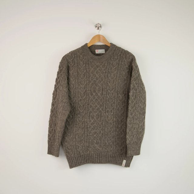 Mars Knitwear Aran Roll Neck Knit