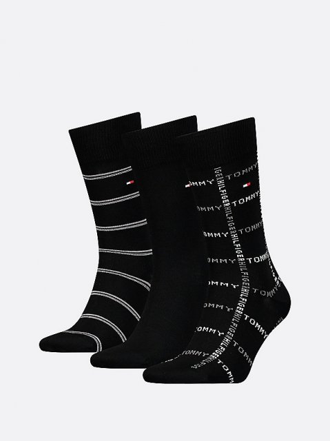 Tommy Hilfiger Men Sock 3 Pack Giftbox Tommy Stripe