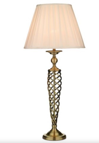 Table Lamp Antique Brass