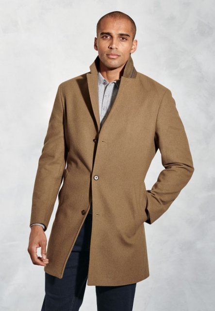 Hutchinson Wool Blend Overcoat