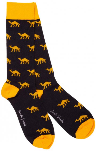 Swole Panda Camel Socks