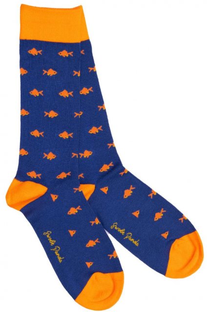 Swole Panda Gold Fish Socks