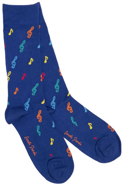 Swole Panda Musical Note Socks