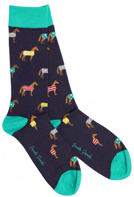 Swole Panda Horse Socks