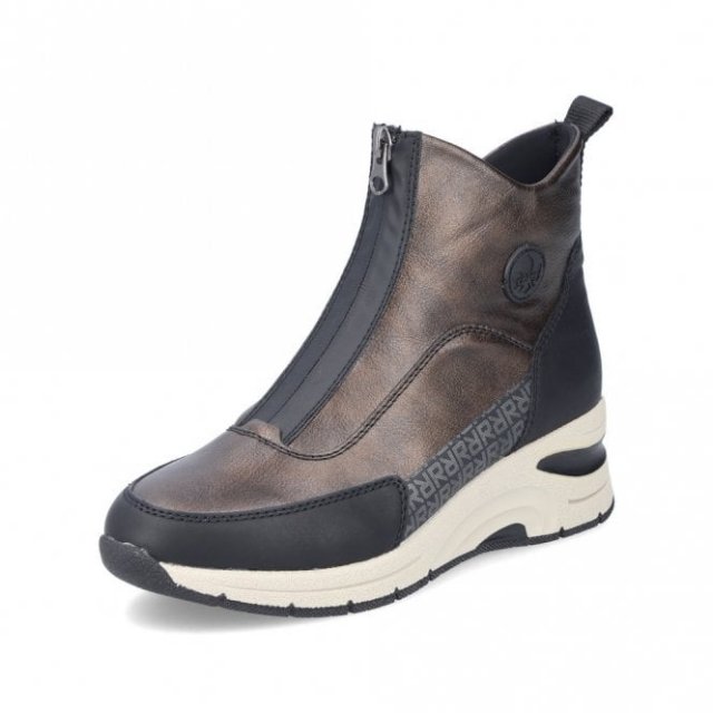 Rieker Wedge Foil Trainer Boot