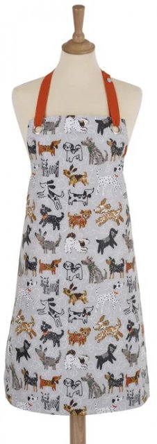 Dog Days Cotton Apron