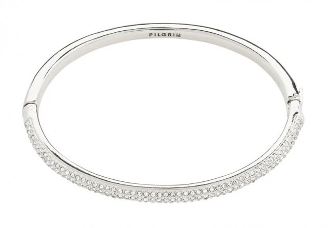 Pilgrim Focus Recycled Bangle Silver-Plated