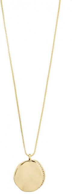 Pilgrim True Recycled Coin Necklace Gold-Plated