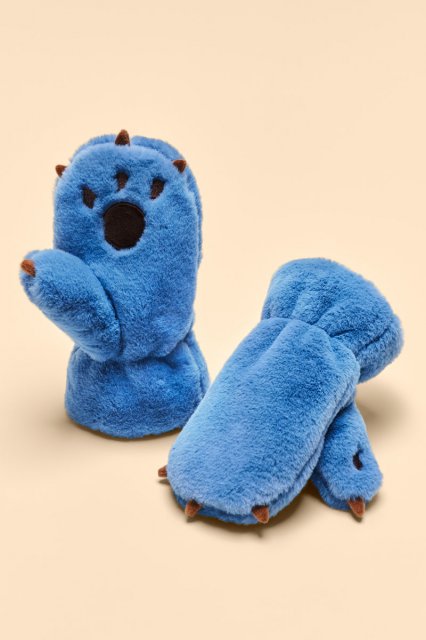 Powder-Pals Mittens-Bear Paw Sky Blue