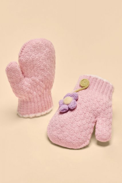 Powder-Pals Mittens-Perfect Pansy Pink