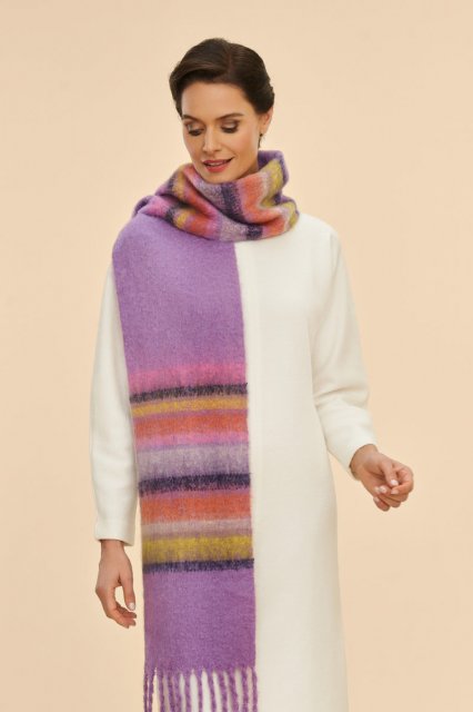 Powder-Sammy Cosy Scarf-Violet