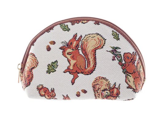 Signare Tapestry Squirrel Nutkin Cosmetic Bag