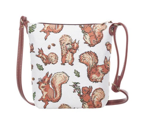 Signare Tapestry Squirrel Nutkin Sling Bag